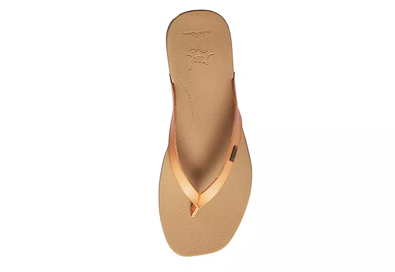 Reef Womens Stella Court Flip Flop Sandal - Orange 3 Reef Womens Stella Court Flip Flop Sandal - Orange - Image 3
