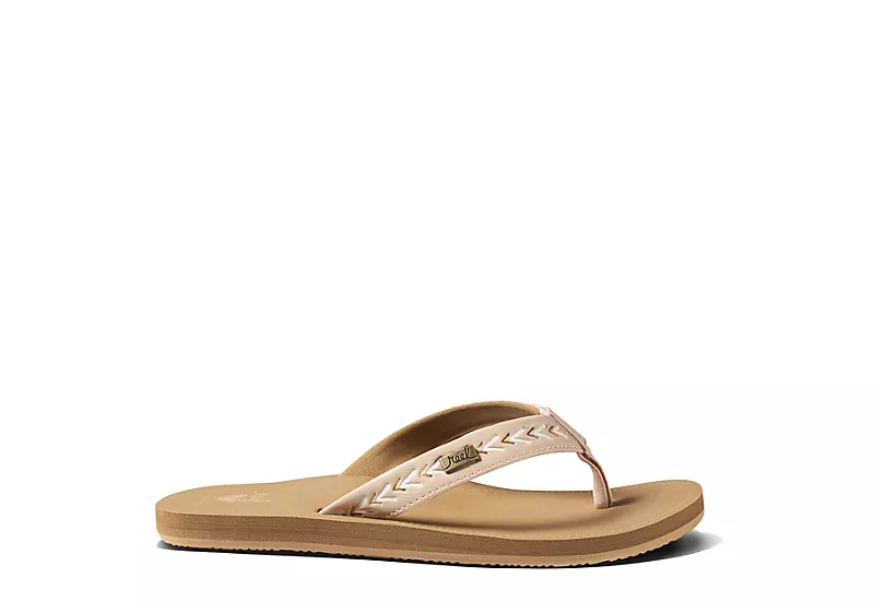 Reef Womens Beachbreak Flip Flop Sandal - Sand 2 Reef Womens Beachbreak Flip Flop Sandal - Sand - Image 2