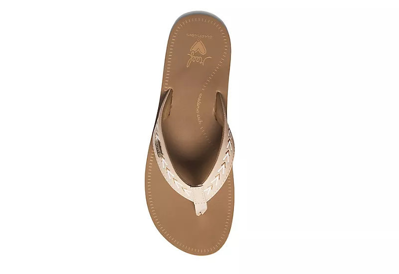 Reef Womens Beachbreak Flip Flop Sandal - Sand 3 Reef Womens Beachbreak Flip Flop Sandal - Sand - Image 3