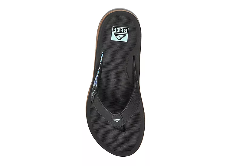 Reef Womens Santa Ana Flip Flop Sandal - Black 3 Reef Womens Santa Ana Flip Flop Sandal - Black - Image 3