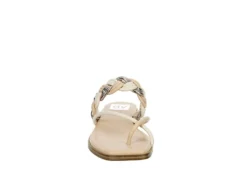 Dv By Dolce Vita Womens Maizy Flat Sandal - Bone -Comfy Steps Sales Store US 01 203348 02
