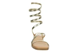 Dv By Dolce Vita Womens Maralin Flat Sandal - Gold -Comfy Steps Sales Store US 01 203350 02