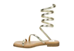 Dv By Dolce Vita Womens Maralin Flat Sandal - Gold -Comfy Steps Sales Store US 01 203350 03
