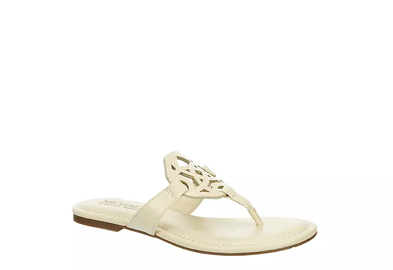 Michael By Michael Shannon Womens Ariana Flip Flop Sandal - Bone 1 Michael By Michael Shannon Womens Ariana Flip Flop Sandal - Bone