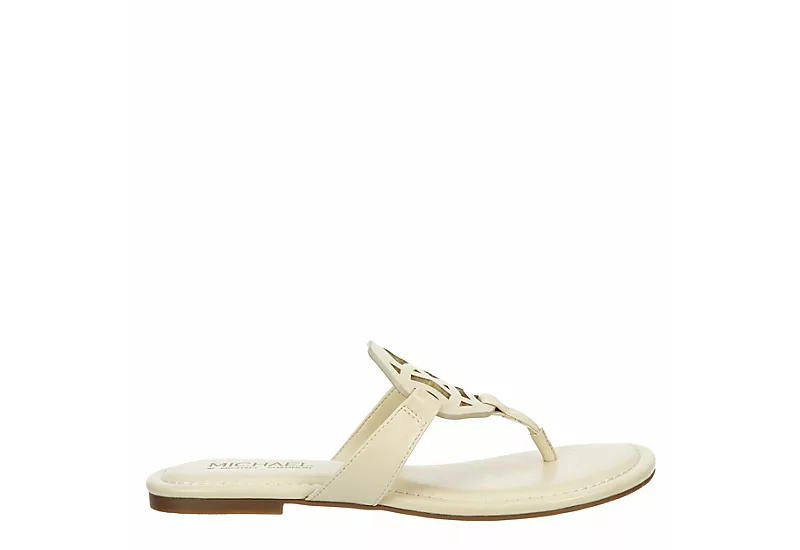 Michael By Michael Shannon Womens Ariana Flip Flop Sandal - Bone 2 Michael By Michael Shannon Womens Ariana Flip Flop Sandal - Bone - Image 2
