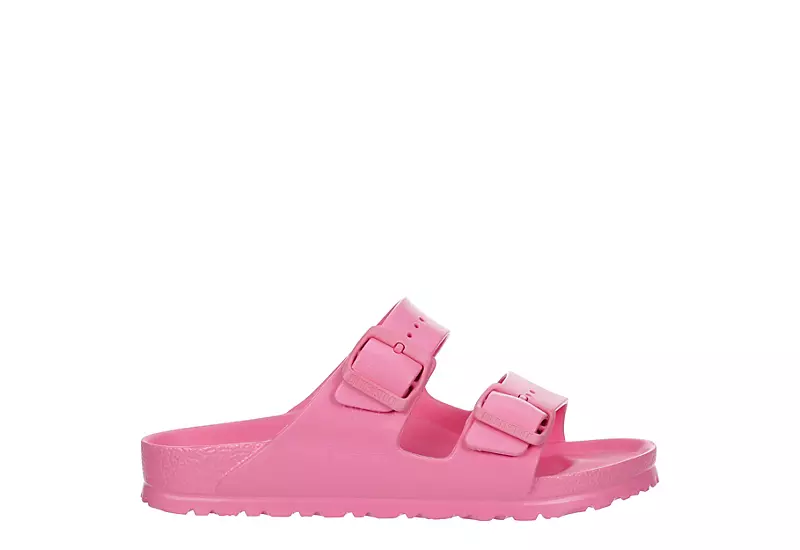 Birkenstock Womens Arizona Essentials Slide Sandal - Pink 2 Birkenstock Womens Arizona Essentials Slide Sandal - Pink - Image 2