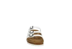 Birkenstock Womens Florida Soft Footbed Sandal - White -Comfy Steps Sales Store US 01 203373 02