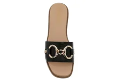 Michael By Michael Shannon Womens Jade Slide Sandal - Black -Comfy Steps Sales Store US 01 203386 05