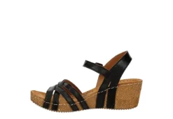 Bjorndal Womens Lily Wedge Sandal - Black -Comfy Steps Sales Store US 01 203399 03