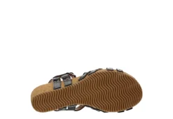 Bjorndal Womens Lily Wedge Sandal - Black -Comfy Steps Sales Store US 01 203399 06