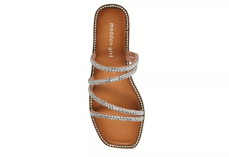 Madden Girl Womens Posh Slide Sandal - Tan 5 Madden Girl Womens Posh Slide Sandal - Tan - Image 5