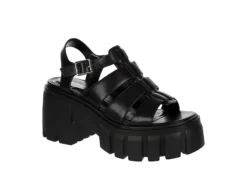 Madden Girl Womens Gennesis Wedge - Black