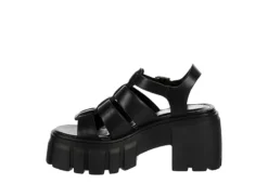 Madden Girl Womens Gennesis Wedge - Black -Comfy Steps Sales Store US 01 203409 03
