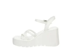 Madden Girl Womens Vaultt Wedge Sandal - White 10 Madden Girl Womens Vaultt Wedge Sandal - White -Comfy Steps Sales Store US 01 203410 03