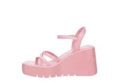 Madden Girl Womens Vaultt Wedge Sandal - Pink -Comfy Steps Sales Store US 01 203411 03