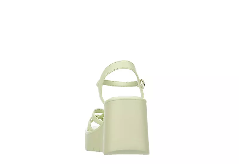 Madden Girl Womens Vaultt Wedge Sandal - Pale Green 5 Madden Girl Womens Vaultt Wedge Sandal - Pale Green - Image 5