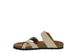 White Mountain Womens Gracie Footbed Sandal - Tan -Comfy Steps Sales Store US 01 203417 03
