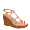 Michael By Michael Shannon Womens Natalia Wedge Sandal - Coral