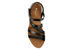 Xappeal Womens Maggy Wedge Sandal - Black -Comfy Steps Sales Store US 01 203423 05