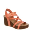 Xappeal Womens Maggy Wedge Sandal - Coral