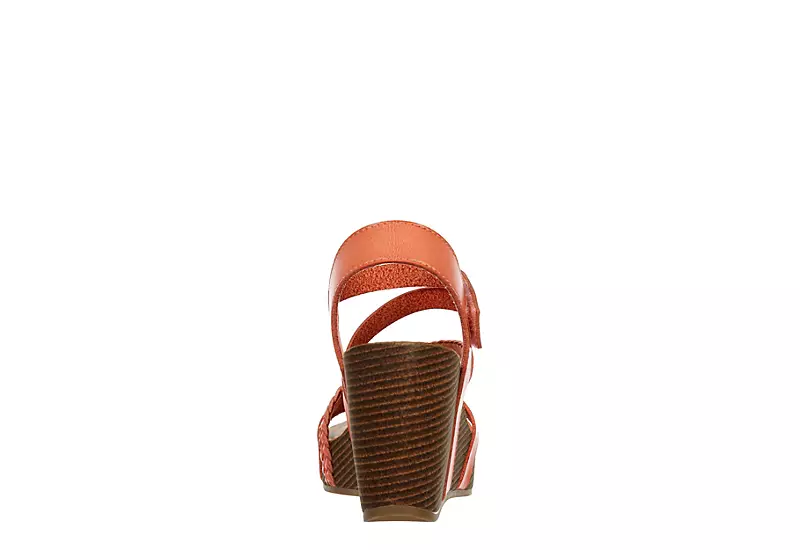 Xappeal Womens Maggy Wedge Sandal - Coral 5 Xappeal Womens Maggy Wedge Sandal - Coral - Image 5
