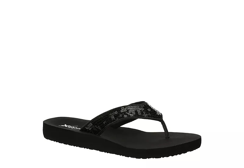 Xappeal Womens Samantha Flip Flop Sandal - Black 1 Xappeal Womens Samantha Flip Flop Sandal - Black