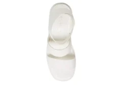 Madden Girl Womens Templee Platform Sandal - White -Comfy Steps Sales Store US 01 203464 04