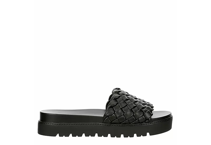 Limelight Womens Bianca Slide Sandal - Black 2 Limelight Womens Bianca Slide Sandal - Black - Image 2