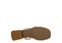 Michael By Michael Shannon Womens Liv Sandal - Tan -Comfy Steps Sales Store US 01 203494 06