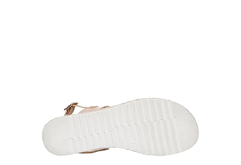 Xappeal Womens Amelia Wedge Sandal - Rose Gold 7 Xappeal Womens Amelia Wedge Sandal - Rose Gold - Image 7