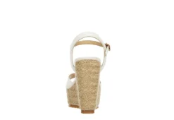 Xappeal Womens Sierra Wedge Sandal - White -Comfy Steps Sales Store US 01 203502 04