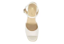 Xappeal Womens Sierra Wedge Sandal - White -Comfy Steps Sales Store US 01 203502 05