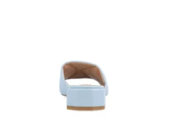 Journee Collection Womens Elidia Slip On Sandal - Blue -Comfy Steps Sales Store US 01 203583 04