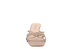 Journee Collection Womens Blayke Wedge Slip On Sandal - Taupe 9 Journee Collection Womens Blayke Wedge Slip On Sandal - Taupe -Comfy Steps Sales Store US 01 203694 02