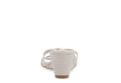 Journee Collection Womens Blayke Wedge Slip On Sandal - Beige 11 Journee Collection Womens Blayke Wedge Slip On Sandal - Beige -Comfy Steps Sales Store US 01 203696 04