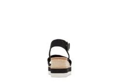 Toms Womens Diana Wedge Sandal - Black 9 Toms Womens Diana Wedge Sandal - Black -Comfy Steps Sales Store US 01 203716 02