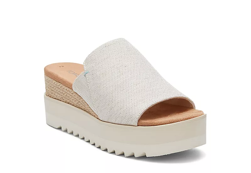 Toms Womens Diana Mule Sandal - Natural 1 Toms Womens Diana Mule Sandal - Natural