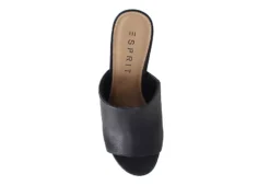 Esprit Womens Tayce Slide Sandal - Black -Comfy Steps Sales Store US 01 203795 04
