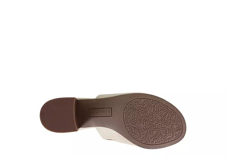 Esprit Womens Tayce Slide Sandal - Ivory 6 Esprit Womens Tayce Slide Sandal - Ivory - Image 6