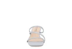 Journee Collection Womens Takarah Wedge Slip On Sandal - Blue 9 Journee Collection Womens Takarah Wedge Slip On Sandal - Blue -Comfy Steps Sales Store US 01 203886 02