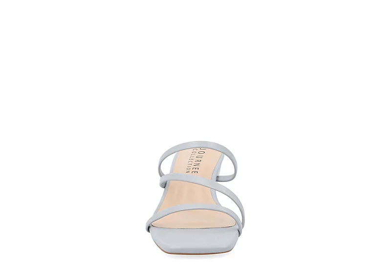 Journee Collection Womens Takarah Wedge Slip On Sandal - Blue 3 Journee Collection Womens Takarah Wedge Slip On Sandal - Blue - Image 3