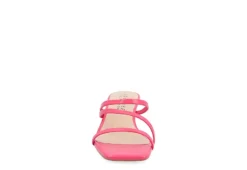 Journee Collection Womens Takarah Wedge Slip On Sandal - Pink 9 Journee Collection Womens Takarah Wedge Slip On Sandal - Pink -Comfy Steps Sales Store US 01 203887 02