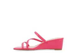 Journee Collection Womens Takarah Wedge Slip On Sandal - Pink 10 Journee Collection Womens Takarah Wedge Slip On Sandal - Pink -Comfy Steps Sales Store US 01 203887 03
