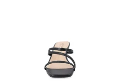 Journee Collection Womens Takarah Wedge Slip On Sandal - Black 9 Journee Collection Womens Takarah Wedge Slip On Sandal - Black -Comfy Steps Sales Store US 01 203888 02