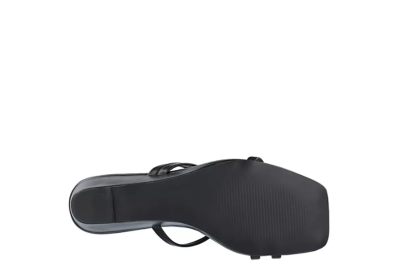 Journee Collection Womens Takarah Wedge Slip On Sandal - Black 7 Journee Collection Womens Takarah Wedge Slip On Sandal - Black - Image 7