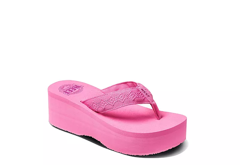 Reef Womens Sandy Hi Flip Flop Sandal - Pink 1 Reef Womens Sandy Hi Flip Flop Sandal - Pink