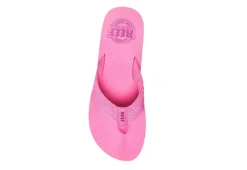 Reef Womens Sandy Hi Flip Flop Sandal - Pink 9 Reef Womens Sandy Hi Flip Flop Sandal - Pink -Comfy Steps Sales Store US 01 203907 02