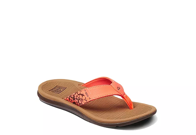 Reef Womens Santa Ana Flip Flop Sandal - Coral 1 Reef Womens Santa Ana Flip Flop Sandal - Coral