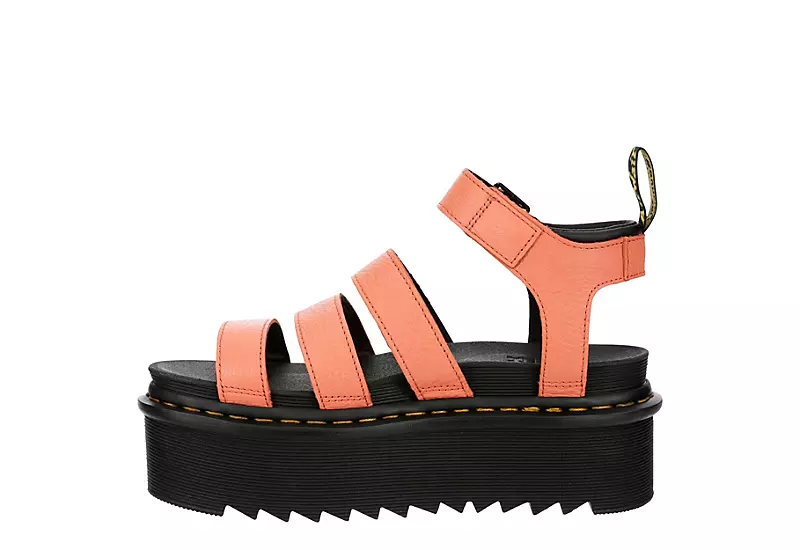 Dr. Martens Dr.martens Womens Blaire Quad Pisa Sandal - Coral 4 Dr. Martens Dr.martens Womens Blaire Quad Pisa Sandal - Coral - Image 4