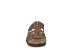Bearpaw Womens Sabrina Slide Sandal - Brown -Comfy Steps Sales Store US 01 204073 02